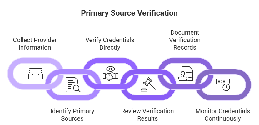 Step-by-Step Primary Source Verification Process