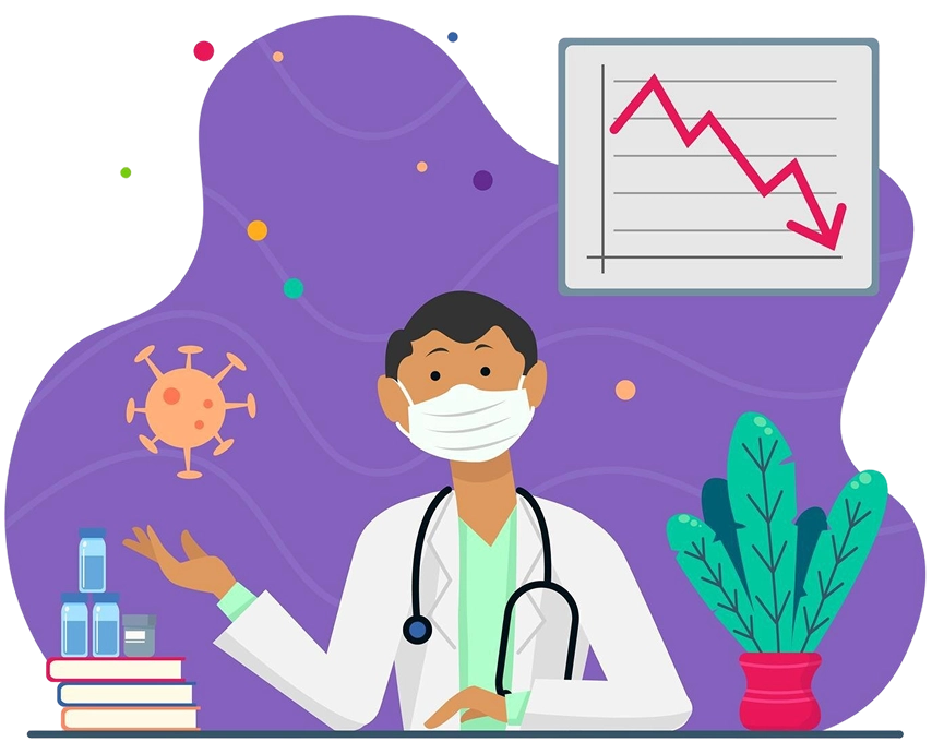 flat-illustration-with-character-book-plants-statistic 1